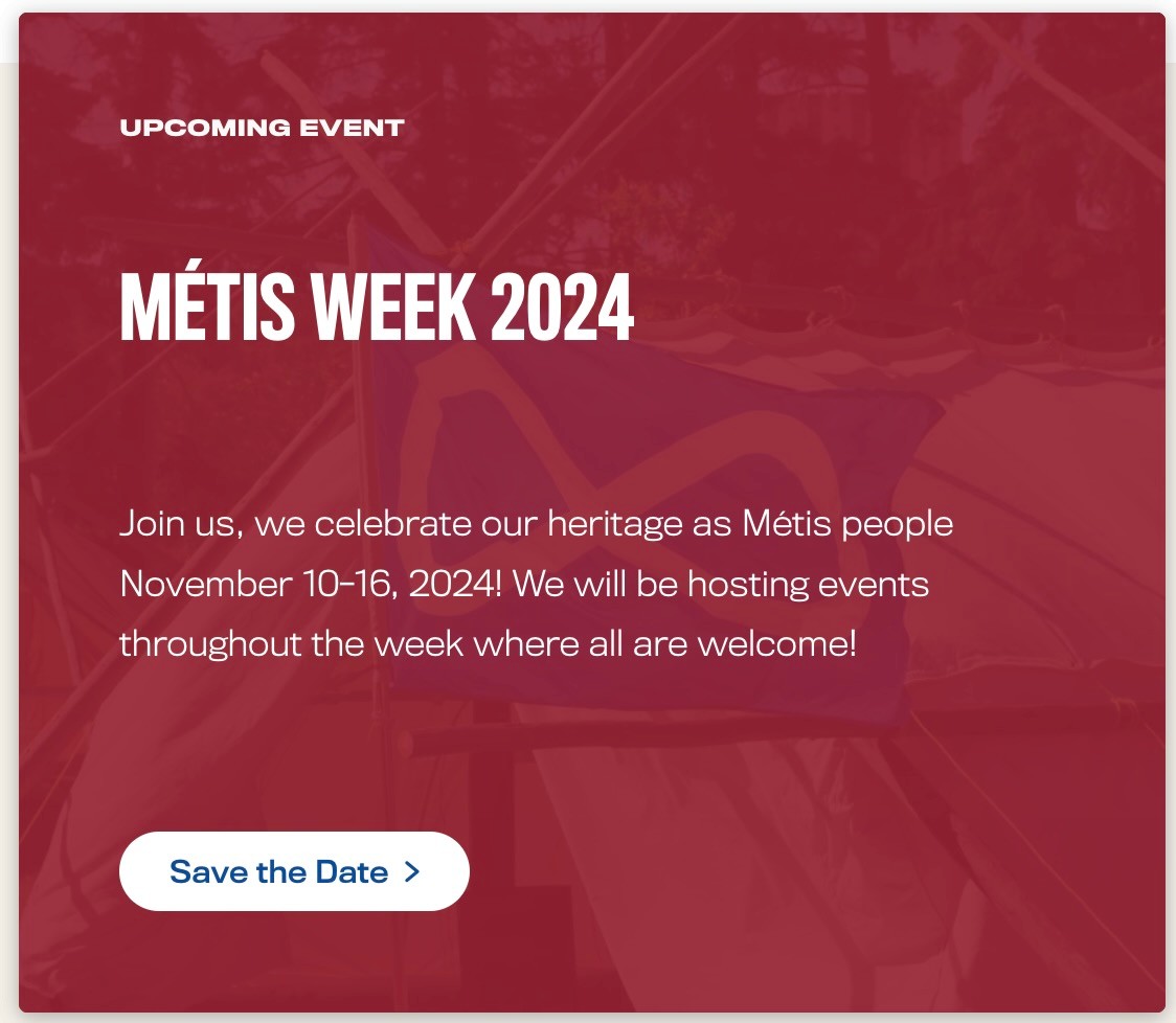 Métis Week 2024 graphic